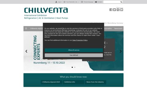 Chillventa: World's leading trade fair for refrigeration technology