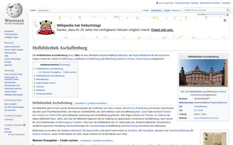 Hofbibliothek Aschaffenburg – Wikipedia