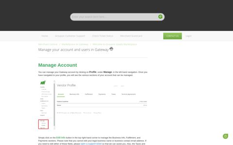 Manage your account and users in Gateway : Groupon Goods ...