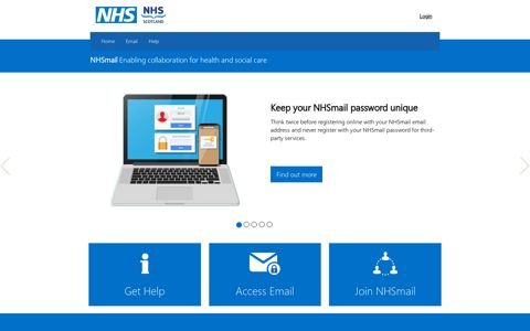 NHSmail 2 Portal - Home