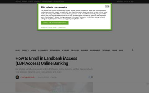 How to Enroll in Landbank iAccess (LBPiAccess) Online ...