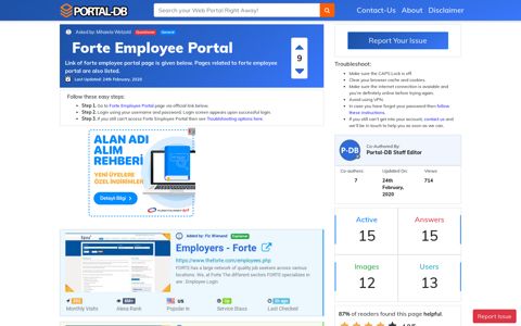 Forte Employee Portal