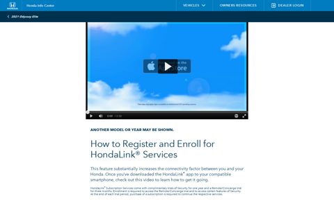 How to Register and Enroll for ... - Honda Information Center