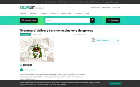 Scammers' delivery service: exclusively dangerous | Securelist