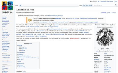 University of Jena - Wikipedia