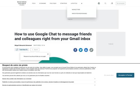 How to use Google Chat to send messages from Gmail ...