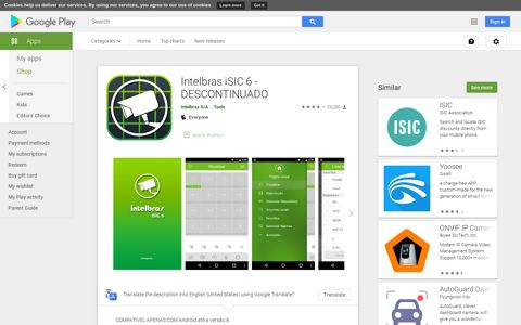 Intelbras iSIC 6 - DESCONTINUADO - Apps on Google Play