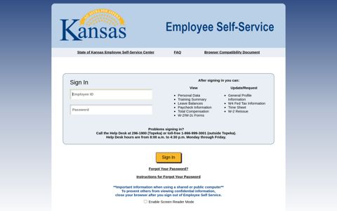 ESS - Kansas.gov