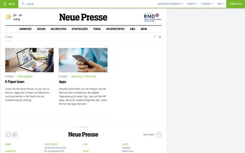 E-Paper - Neue Presse