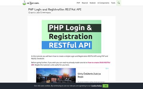 How to Create Login and Registration RESTful API Using PHP ...
