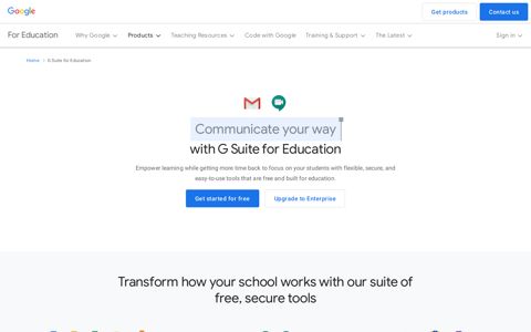G Suite for Education | Google for Education
