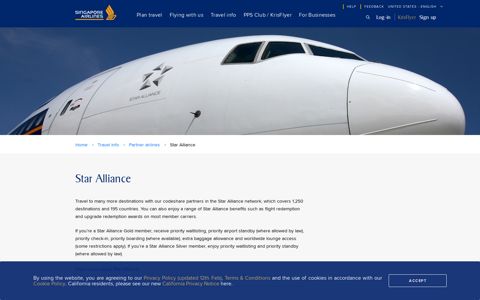 Star Alliance - Singapore Airlines