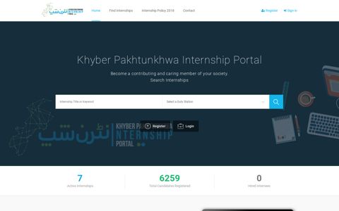 KP Internship Portal - Khyber Pakhtunkhwa