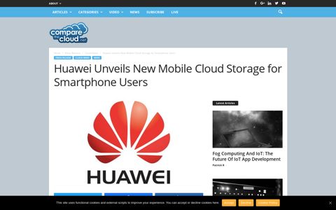 Huawei Unveils New Mobile Cloud Storage for Smartphone ...