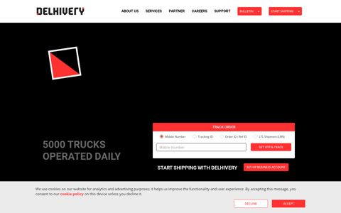 Delhivery: Courier Pickup, Delivery, Online Shipping Services ...