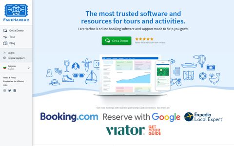 Online Activity & Tour Operator Booking Software - FareHarbor