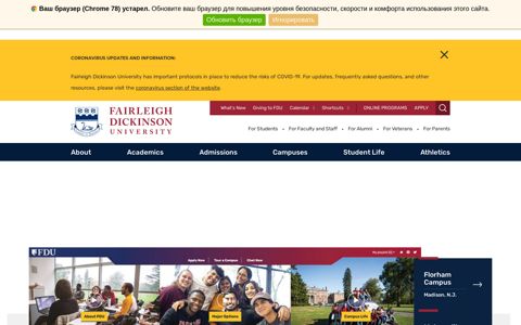 Fairleigh Dickinson University: Homepage