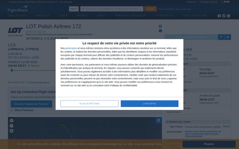 LO172 (LOT172) LOT Polish Airlines Flight Tracking and History ...