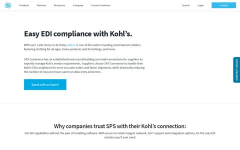 EDI with Kohl's | Use the SPS Network for EDI Compliance