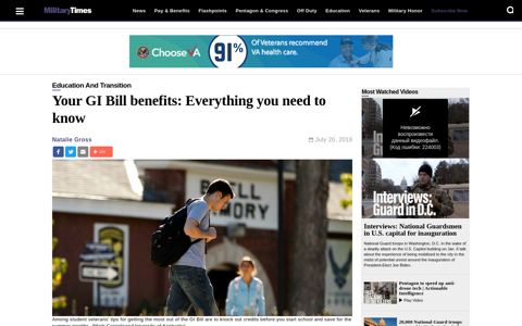 Your GI Bill benefits: Everything you need to know