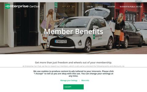 Member Benefits | Enterprise Car Club