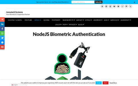 NodeJS Biometric Authentication – Jomutech Systems