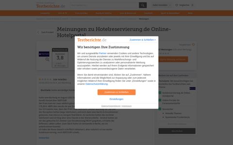 Meinungen zu Hotelreservierung.de Online-Hotelportal ...