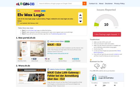 Elv Max Login - Find Login Page of Any Site within Seconds!