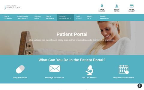 Dermatalogy Patient Portal | Forefront Dermatology