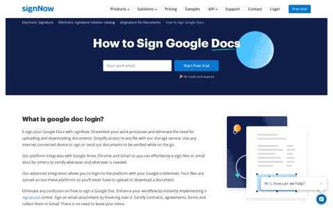 Google docs login | signNow