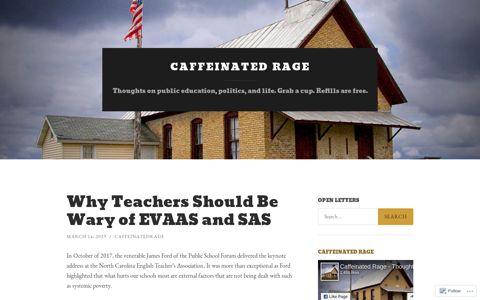 Why Teachers Should Be Wary of EVAAS and SAS ...