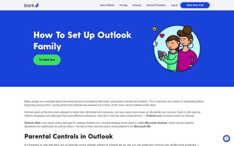 Outlook Email Family Guide | Bark Parental Control App