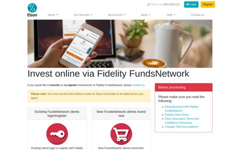 Fidelity FundsNetwork | Online FundsNetwork Investment ...
