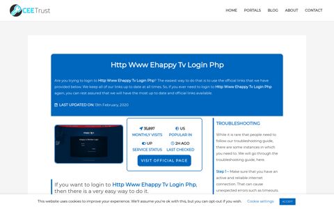 Http Www Ehappy Tv Login Php - Find Official Portal - CEE Trust