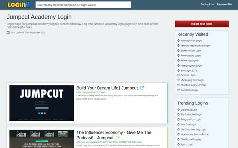 Jumpcut Academy Login - Loginii.com