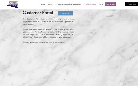 Customer Portal | IGG Crawfordville