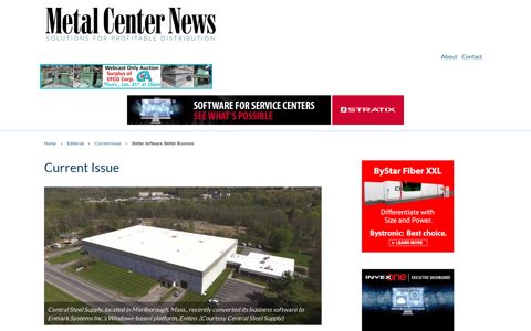 Better Software, Better Business - Metal Center News ...