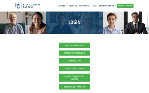 Login - Hill Country Payroll