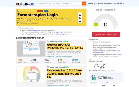 Farmoterapica Login - A database full of login pages from all ...