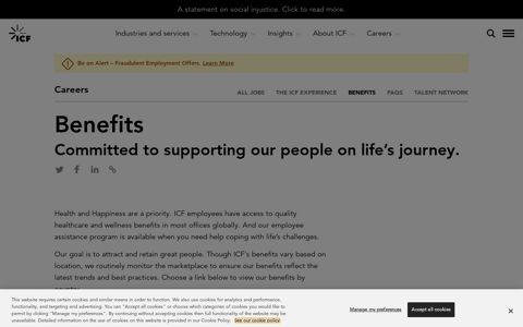 Benefits | ICF