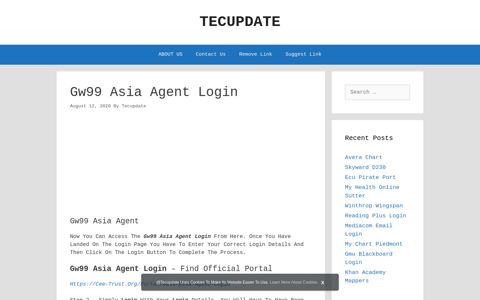 Gw99 Asia Agent Login - Tecupdate