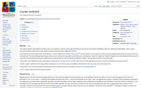 Gaydar (website) - Wikipedia