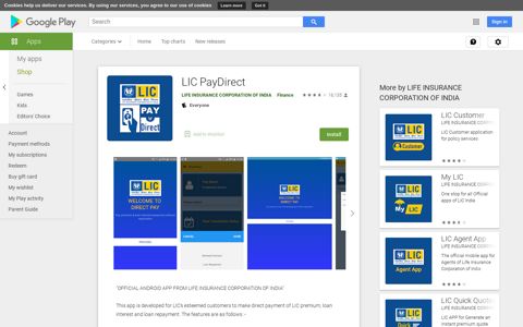 LIC PayDirect - Apps on Google Play