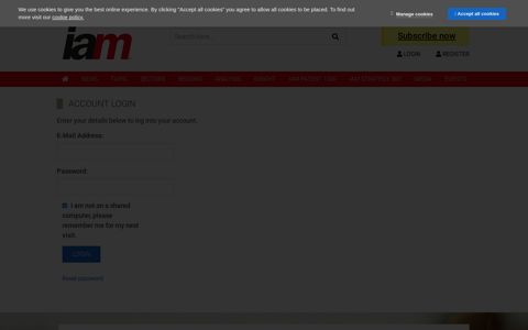 account login - IAM Media