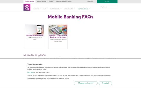 Mobile Banking FAQs - First Trust Bank