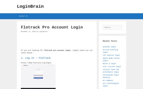 Flotrack Pro Account Log In - Flotrack - LoginBrain