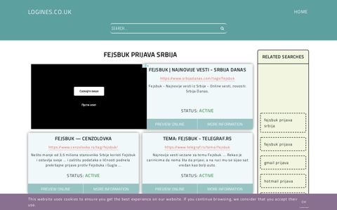 fejsbuk prijava srbija - General Information about Login