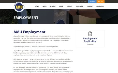 Employment | AMU