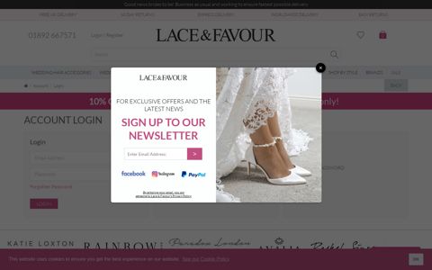 Account Login | Lace & Favour