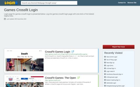 Games Crossfit Login - Loginii.com